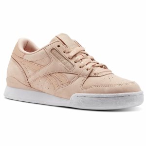 Adidasy Damskie Reebok Phase I Pro Nude Nubuck Różowe/Białe PL 04JIPBT